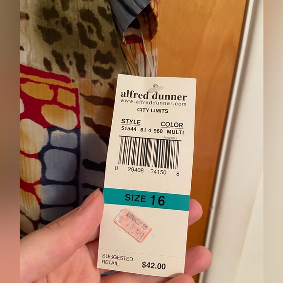 NWT Alfred dunner shirt - Picture 4 of 5